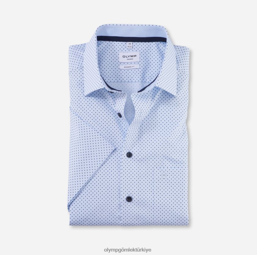 Giyim OLYMP tendenz modern kesim, iş gömleği, new kent, bleu PL4DLH1735 - Görsel 1