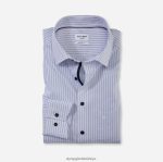 Giyim OLYMP tendenz modern kesim, iş gömleği, new kent, bleu PL4DLH1739