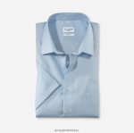 Giyim OLYMP tendenz modern kesim, iş gömleği, new kent, bleu PL4DLH1744