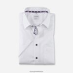 Giyim OLYMP tendenz modern kesim, iş gömleği, yeni kent, beyaz PL4DLH1711
