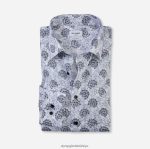 Giyim OLYMP tendenz modern kesim, iş gömleği, yeni kent, gümüş grisi PL4DLH1738
