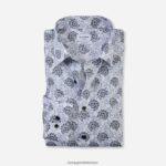 Giyim OLYMP tendenz modern kesim, iş gömleği, yeni kent, gümüş grisi PL4DLH1738
