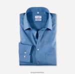 Giyim OLYMP tendenz modern kesim, iş gömleği, yeni kent, mavi PL4DLH1745