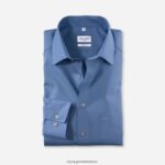 Giyim OLYMP tendenz modern kesim, iş gömleği, yeni kent, mavi PL4DLH1746